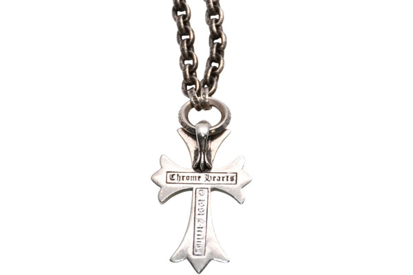 極美品 CHROME HEARTS クロムハーツ PPR CHN SML CH CRS ペーパーチェーン スモールCHクロス 重量約77.6g 中古 4b012322