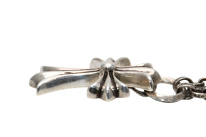 極美品 CHROME HEARTS クロムハーツ PPR CHN SML CH CRS ペーパーチェーン スモールCHクロス 重量約77.6g 中古 4b012322
