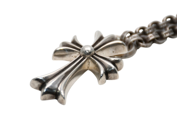 極美品 CHROME HEARTS クロムハーツ PPR CHN SML CH CRS ペーパーチェーン スモールCHクロス 重量約77.6g 中古 4b012322