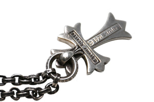 極美品 CHROME HEARTS クロムハーツ PPR CHN SML CH CRS ペーパーチェーン スモールCHクロス 重量約77.6g 中古 4b012322