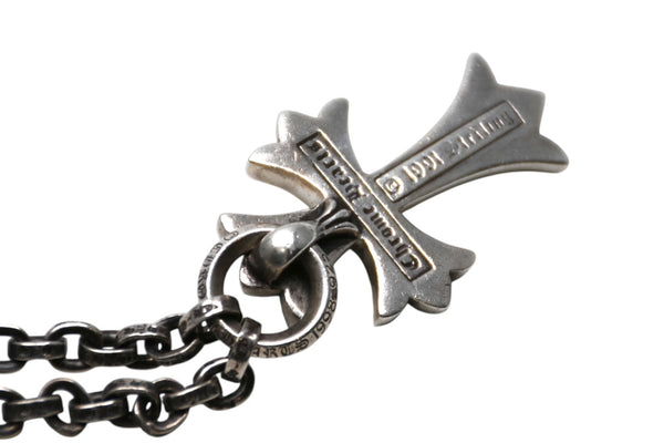 極美品 CHROME HEARTS クロムハーツ PPR CHN SML CH CRS ペーパーチェーン スモールCHクロス 重量約77.6g 中古 4b012322