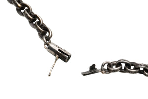極美品 CHROME HEARTS クロムハーツ PPR CHN SML CH CRS ペーパーチェーン スモールCHクロス 重量約77.6g 中古 4b012322
