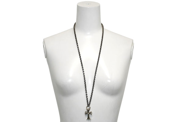 極美品 CHROME HEARTS クロムハーツ PPR CHN SML CH CRS ペーパーチェーン スモールCHクロス 重量約77.6g 中古 4b012322