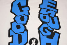 Load image into Gallery viewer, 極美品 GOODENOUGH グッドイナフ ブルーロゴ 半袖Tシャツ ホワイト コットン サイズXL 中古 4b012336