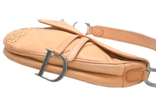 画像をギャラリービューアに読み込む, Christian Dior クリスチャンディオール リミテッドエディション サドルバッグ ワンショルダーバッグ 01-RU-0016 パンチング 美品 中古 4b012345