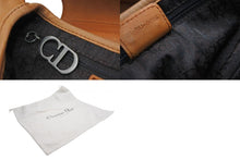 画像をギャラリービューアに読み込む, Christian Dior クリスチャンディオール リミテッドエディション サドルバッグ ワンショルダーバッグ 01-RU-0016 パンチング 美品 中古 4b012345