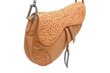 画像をギャラリービューアに読み込む, Christian Dior クリスチャンディオール リミテッドエディション サドルバッグ ワンショルダーバッグ 01-RU-0016 パンチング 美品 中古 4b012345