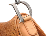 画像をギャラリービューアに読み込む, Christian Dior クリスチャンディオール リミテッドエディション サドルバッグ ワンショルダーバッグ 01-RU-0016 パンチング 美品 中古 4b012345