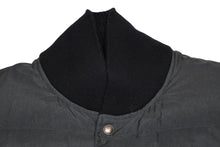 Load image into Gallery viewer, YVES SAINT LAURENT イヴ サンローラン ダウンベスト サイズ46 291930 グレー ネイビー ブラック 美品 中古 4b012360