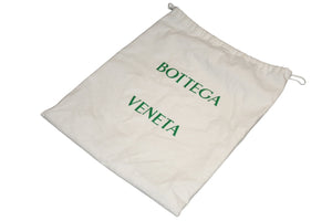 BOTTEGAVENETA ボッテガヴェネタ イントレチャート ハンドバッグ グリーン カーフ ゴールド金具 美品 中古 4b012367