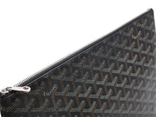 Load image into Gallery viewer, 極美品 GOYARD ゴヤール セナGM クラッチバッグ ブラック ゴヤールディンキャンバス シルバー金具 SENAT2GMLTY07CL07P 中古 4b012356