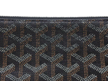 Load image into Gallery viewer, 極美品 GOYARD ゴヤール セナGM クラッチバッグ ブラック ゴヤールディンキャンバス シルバー金具 SENAT2GMLTY07CL07P 中古 4b012356