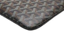 Load image into Gallery viewer, 極美品 GOYARD ゴヤール セナGM クラッチバッグ ブラック ゴヤールディンキャンバス シルバー金具 SENAT2GMLTY07CL07P 中古 4b012356