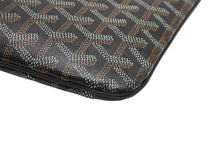 Load image into Gallery viewer, 極美品 GOYARD ゴヤール セナGM クラッチバッグ ブラック ゴヤールディンキャンバス シルバー金具 SENAT2GMLTY07CL07P 中古 4b012356