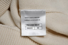 画像をギャラリービューアに読み込む, CHANEL シャネル LA PAUSA フーディー パーカー P60445K46041 サイズ46 ココマーク カシミヤ アイボリー 良品 中古 4b012376