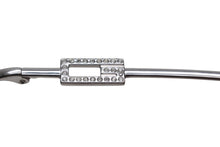 Load image into Gallery viewer, GUCCI グッチ リムレス サングラス アイウェア GG1780/STRASS YB7VZ サイズ60□17 125 ラインストーン シルバー グレー 美品 中古 4b012408