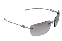 Load image into Gallery viewer, GUCCI グッチ リムレス サングラス アイウェア GG1780/STRASS YB7VZ サイズ60□17 125 ラインストーン シルバー グレー 美品 中古 4b012408