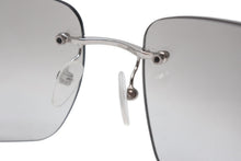 Load image into Gallery viewer, GUCCI グッチ リムレス サングラス アイウェア GG1780/STRASS YB7VZ サイズ60□17 125 ラインストーン シルバー グレー 美品 中古 4b012408