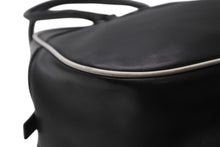 Load image into Gallery viewer, PRADA プラダ ボーリング ハンドバッグ BL0049 ブラック ホワイト レザー シルバー金具 美品 中古 4b012435