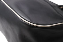 Load image into Gallery viewer, PRADA プラダ ボーリング ハンドバッグ BL0049 ブラック ホワイト レザー シルバー金具 美品 中古 4b012435