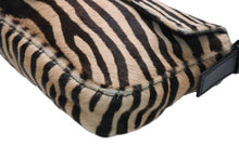 Load image into Gallery viewer, FENDI フェンディ マンマバケット ワンショルダーバッグ 26424 ハラコ レザー ブラウン ゴールド金具 美品 中古 4b012438