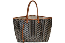 Load image into Gallery viewer, 極美品 GOYARD ゴヤール サンルイPM バッグ トートバッグ STLOUIPMLTY01CL01P ブラウン PVC レザー 中古 4b012448
