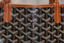 Load image into Gallery viewer, 極美品 GOYARD ゴヤール サンルイPM バッグ トートバッグ STLOUIPMLTY01CL01P ブラウン PVC レザー 中古 4b012448