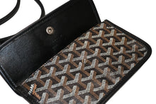 Load image into Gallery viewer, GOYARD ゴヤール マーカージュアート サンルイGM トートバッグ STLOUIGMLTY01CLO1P PVC レザー ブラック ホワイト ブラウン 美品 中古 4b012449