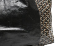 Load image into Gallery viewer, GOYARD ゴヤール マーカージュアート サンルイGM トートバッグ STLOUIGMLTY01CLO1P PVC レザー ブラック ホワイト ブラウン 美品 中古 4b012449