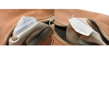 Load image into Gallery viewer, 極美品 BOTTEGAVENETA ボッテガヴェネタ ダブルポケット ワンショルダーバッグ ブラウン スウェード ゴールド金具 中古 4b012453