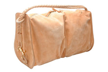 Load image into Gallery viewer, 極美品 BOTTEGAVENETA ボッテガヴェネタ ダブルポケット ワンショルダーバッグ ブラウン スウェード ゴールド金具 中古 4b012453
