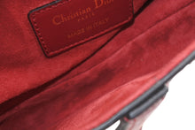 Load image into Gallery viewer, 極美品 CHRISTIAN DIOR クリスチャンディオール ワンショルダーバッグ サドルバッグ 09-MA-0119 イタリア製 レザー ボルドー ゴールド金具 中古 4b012464