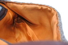 画像をギャラリービューアに読み込む, FENDI フェンディ マンマバケット ワンショルダーバッグ 16059 ウール レザー ブラウン 刺繍 シルバー金具 美品 中古 4b012466