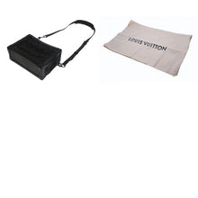 Load image into Gallery viewer, LOUIS VUITTON ルイヴィトン ショルダーバッグ ソフトトランク M53964 メッシュ レザー ブラック 美品 中古 4b012484