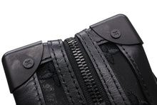 Load image into Gallery viewer, LOUIS VUITTON ルイヴィトン ショルダーバッグ ソフトトランク M53964 メッシュ レザー ブラック 美品 中古 4b012484