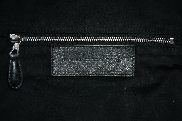極美品 BALENCIAGA バレンシアガ マトラッセ シティ ハンドバッグ ブラック カーフ シルバー金具 ミニボストン 鞄 168031 中古 4b012486