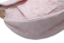 Load image into Gallery viewer, 極美品 LOUIS VUITTON ルイヴィトン サンセット ワンショルダーバッグ M13347 モノグラム デニム レザー ピンク ゴールド金具 中古 4b012490