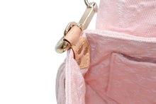 Load image into Gallery viewer, 極美品 LOUIS VUITTON ルイヴィトン サンセット ワンショルダーバッグ M13347 モノグラム デニム レザー ピンク ゴールド金具 中古 4b012490