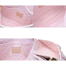 Load image into Gallery viewer, 極美品 LOUIS VUITTON ルイヴィトン サンセット ワンショルダーバッグ M13347 モノグラム デニム レザー ピンク ゴールド金具 中古 4b012490