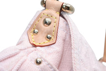 Load image into Gallery viewer, 極美品 LOUIS VUITTON ルイヴィトン サンセット ワンショルダーバッグ M13347 モノグラム デニム レザー ピンク ゴールド金具 中古 4b012490