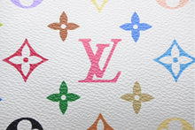 Load image into Gallery viewer, LOUIS VUITTON ルイヴィトン ポシェット アクセソワール アクセサリーポーチ M92649 モノグラム マルチカラー 村上隆 美品 中古 4b012493