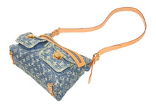 Load image into Gallery viewer, LOUIS VUITTON ルイヴィトン モノグラムデニム バギーPM ショルダーバッグ ワンショルダー M95049 インディゴブルー 美品 中古 4b012494
