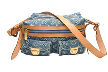 Load image into Gallery viewer, LOUIS VUITTON ルイヴィトン モノグラムデニム バギーPM ショルダーバッグ ワンショルダー M95049 インディゴブルー 美品 中古 4b012494