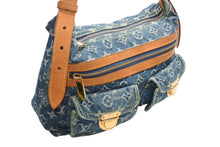 Load image into Gallery viewer, LOUIS VUITTON ルイヴィトン モノグラムデニム バギーPM ショルダーバッグ ワンショルダー M95049 インディゴブルー 美品 中古 4b012494