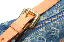 Load image into Gallery viewer, LOUIS VUITTON ルイヴィトン モノグラムデニム バギーPM ショルダーバッグ ワンショルダー M95049 インディゴブルー 美品 中古 4b012494