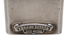Load image into Gallery viewer, CHROME HEARTS クロムハーツ スモールCHクロス ジッポライター 重量134.6g シルバー925 2000/sterling刻印 美品 中古 4b012500