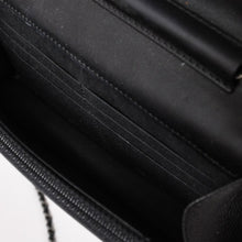 画像をギャラリービューアに読み込む, 極美品 CHANEL シャネル ボーイシャネル チェーンショルダーバッグ 25番台 キャビアスキン ココマーク ブラック シルバー金具 中古 4a005111