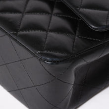 画像をギャラリービューアに読み込む, CHANEL シャネル マトラッセ25 Wフラップ Wチェーンショルダーバッグ 11番台 ココマーク ラムスキン ブラック ゴールド金具 美品 中古 4a005108