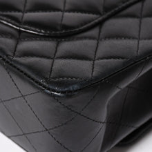 画像をギャラリービューアに読み込む, CHANEL シャネル マトラッセ25 Wフラップ Wチェーンショルダーバッグ 11番台 ココマーク ラムスキン ブラック ゴールド金具 美品 中古 4a005108