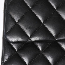 画像をギャラリービューアに読み込む, CHANEL シャネル マトラッセ25 Wフラップ Wチェーンショルダーバッグ 11番台 ココマーク ラムスキン ブラック ゴールド金具 美品 中古 4a005108